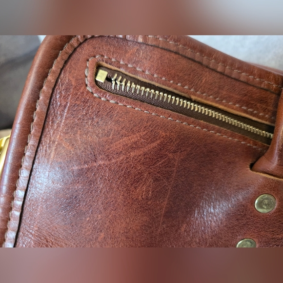 J.W. Hulme Leather Briefcase/Overnight Bag - Picture 16 of 16